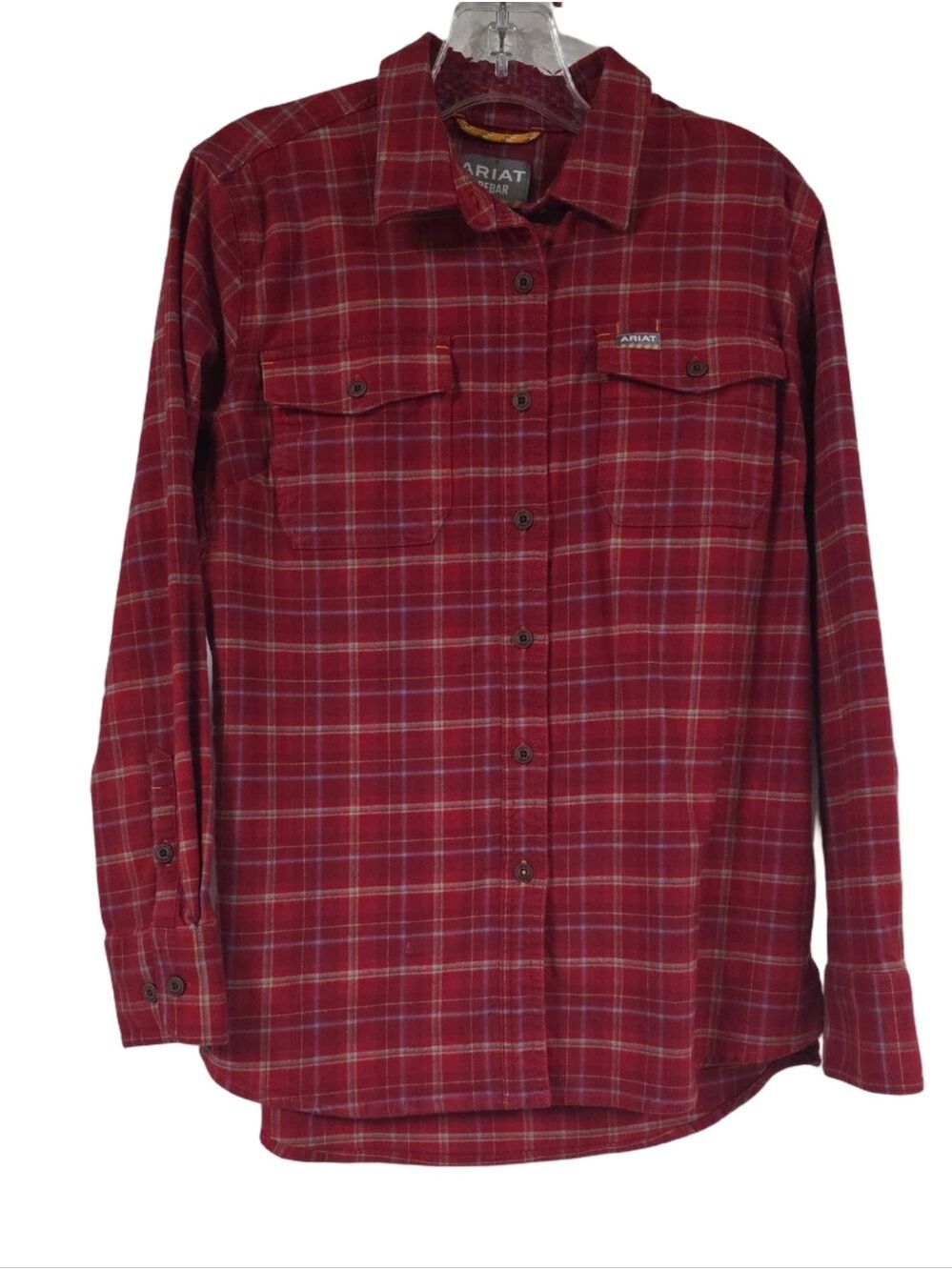 Ariat Women's Rebar Flannel Durastretch Samba Plaid Shirt - Size SP